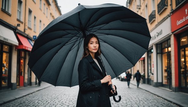 Adoptez le parapluie inversé pour un style intemporel et pratique